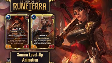 Legends of Runeterra - Samira Level-Up Animation