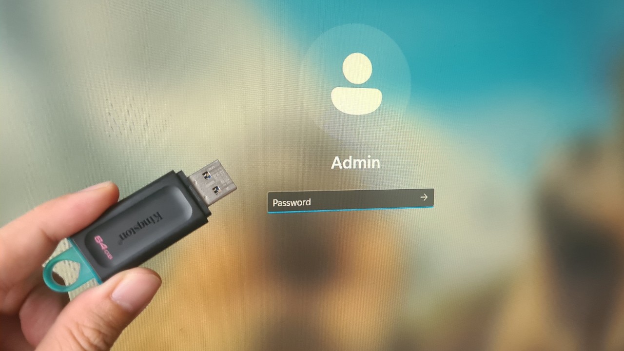 How to create a password reset flash drive in Windows 11