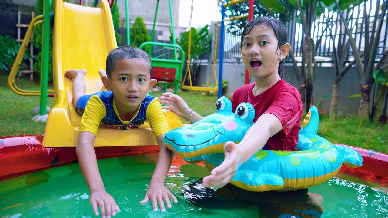 UBUR UBUR IKAN LELE 🐠 SALSA ALI BERENANG LE