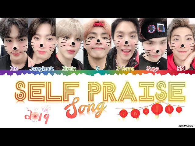 BTS (방탄소년단) - Self Praise Song (Lyrics) [Han_Rom_Eng] | minamochi class=