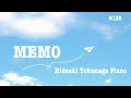 【MEMO】徳永英明 ピアノ Hideaki Tokunaga Piano