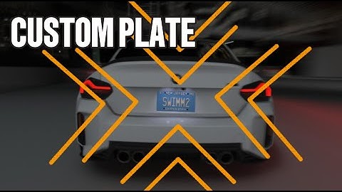 Customize your PLATE for ANY CAR! -- Assetto Corsa (2025)
