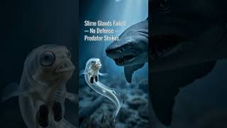 Hagfish — 0.4 seconds mein 20 liters slime release karti hai — predator ka mouth aur gills block 😱🐟💦