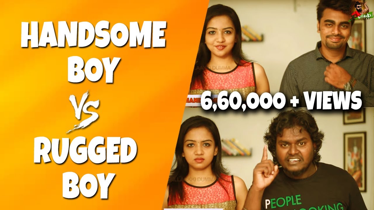 Handsome Boy Vs Rugged Boy  Funny Comparison  Smart Vs Ugly Guys  Sillaakki Dumma