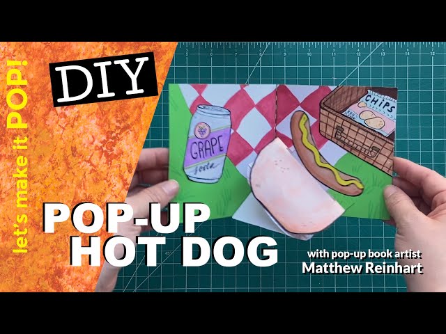 DIY Pop-Up Hot Dog from Matthew Reinhart