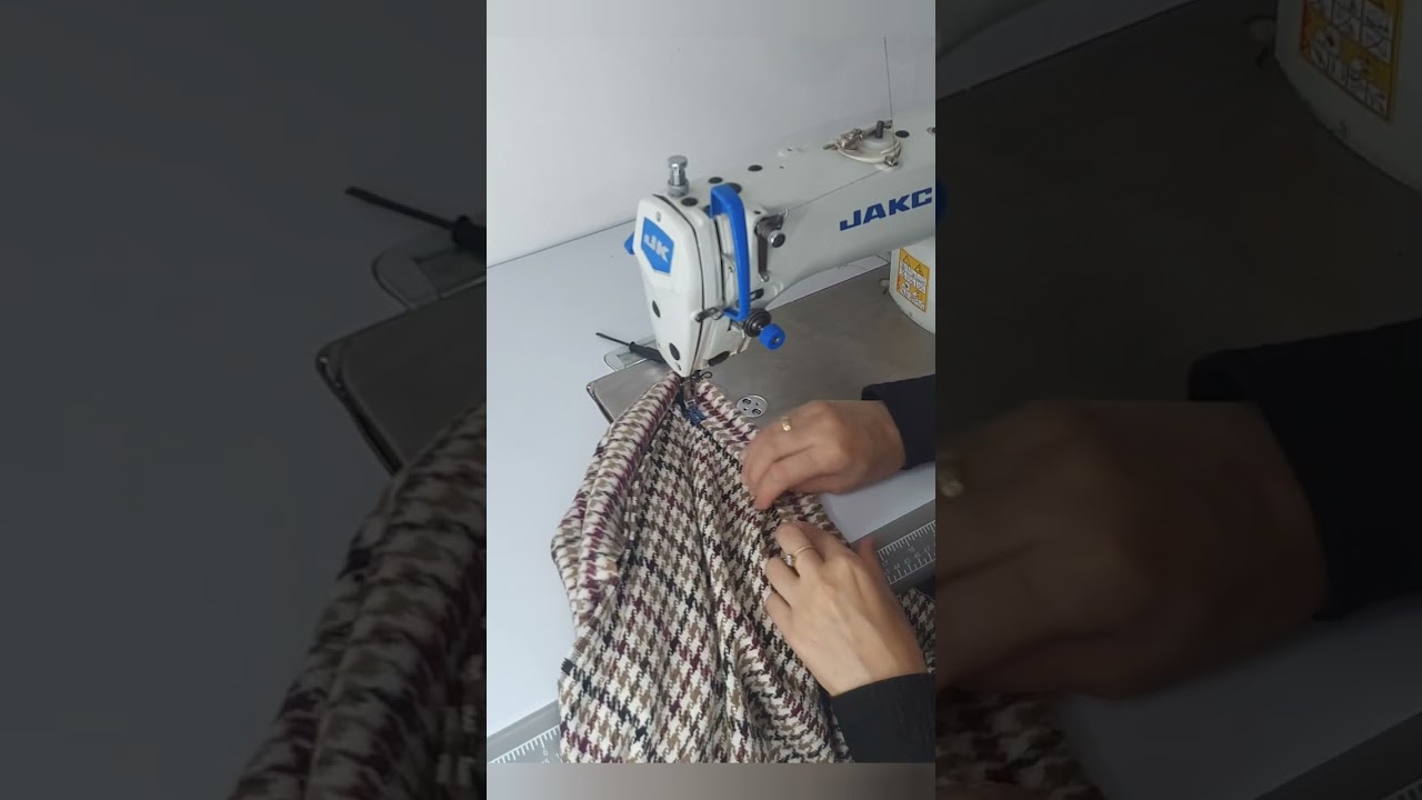طريقه عمل جيبه كشكشه بأستيك وسط