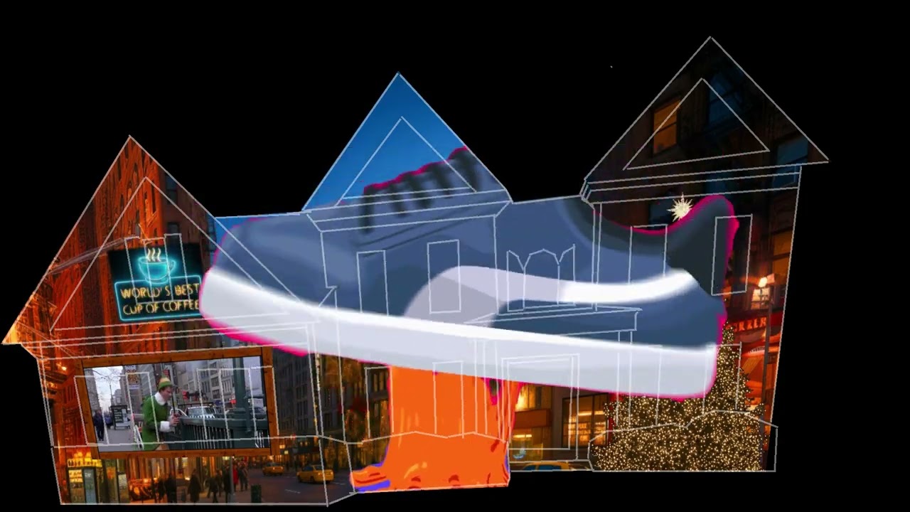 Проекционное шоу эльфов