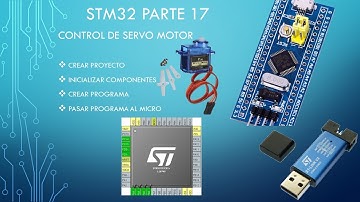 Tutoriales STM32 Keil Parte: 17 control de Servo Motor⚡