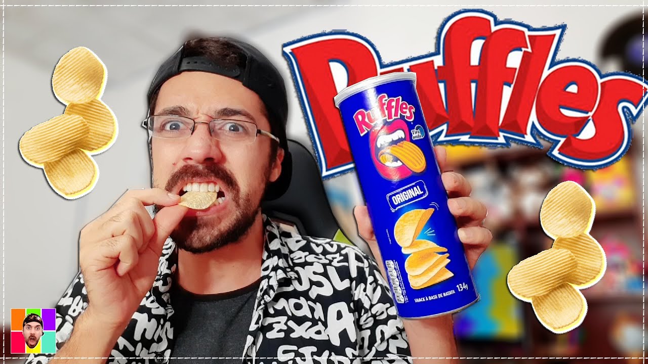 EXPERIMENTANDO O NOVO RUFFLES ORIGINAL NA LATA ( Tira Onda ) - YouTube