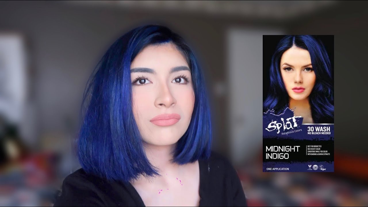 Splat Midnight Indigo Hair Dye, SemiPermanent Hair Color MANGO SIX B&M