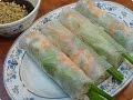 ASMR: Vietnamese Spring Rolls | Sesame Balls | Gỏi cuốn | Bánh Cam - Eating Sounds