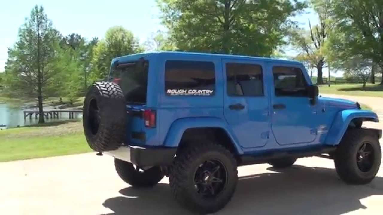 Hd Video 12 Jeep Wrangler Unlimited Sahara Lifted For Sale See Www Sunsetmotors Com Youtube