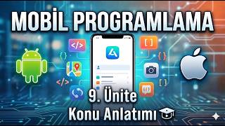 AUZEF 2-2 Mobil Programlama | 9. Ünite Konu Anlatımı | (En Basit Anlatımla)! Vize! Final! Büt!