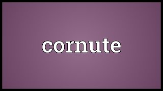 Cornute Meaning