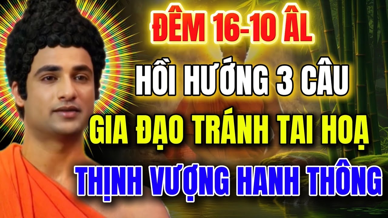 Đêm 16 ÂL – Hồi Hướng 3 Câu Này – Để Gia Đạo Cả Tháng Tránh Xui Rủi, Thịnh Vượng !