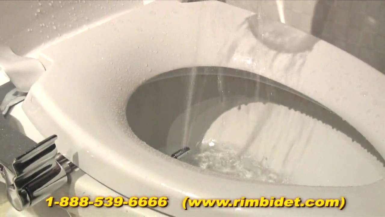 Rim Bidet - Easy to Install, 5 yr parts warranty, Elegant Bidet for Personal Hygiene - YouTube