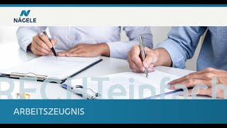 RECHTeinfach Arbeitszeugnis