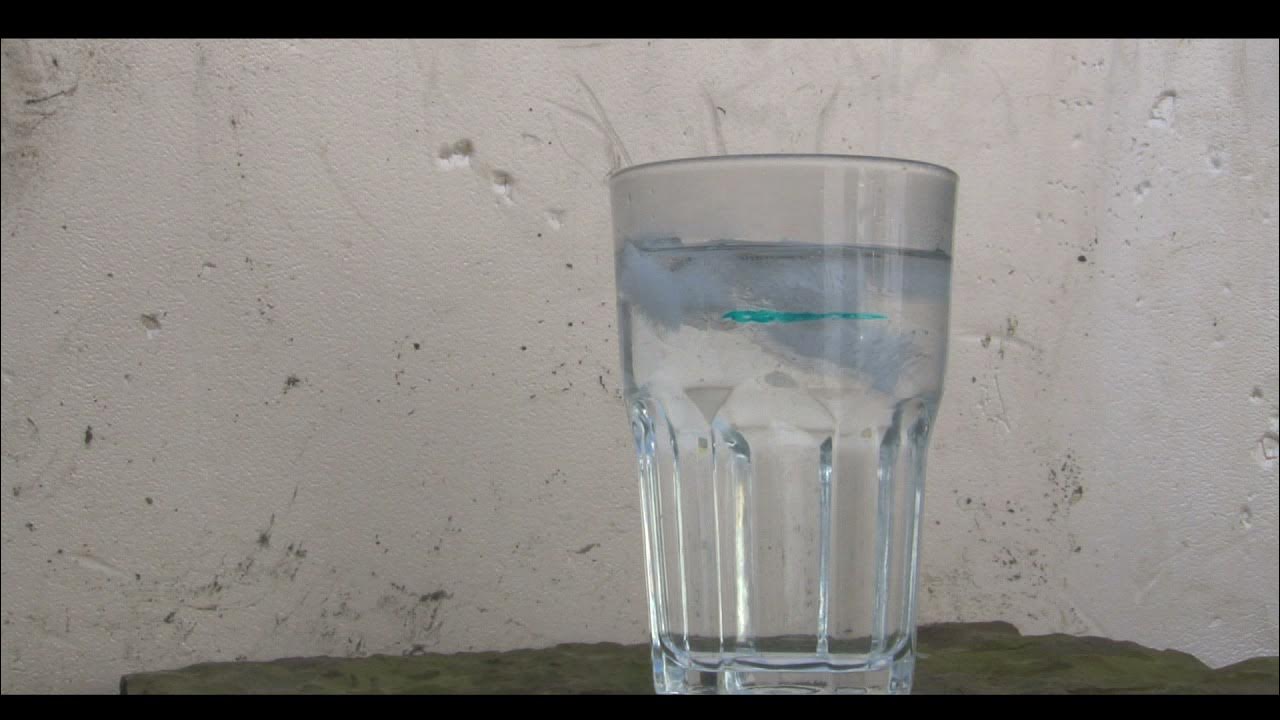 What happens if you put ice in a glass of water ? YouTube