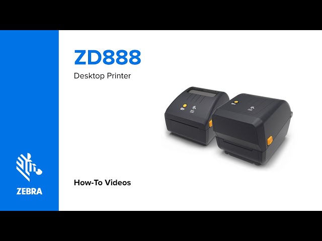 Setting Up and Maintaining Your ZD888 Printer | Zebra - YouTube