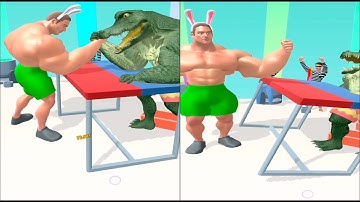 MUSCLE RUSH Game All Levels Gameplay Walkthrough Mobile Games Level 35-36