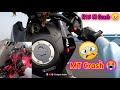 First time mt crash   crash in joyye seto  r1 m v4 accident   accident arjun532