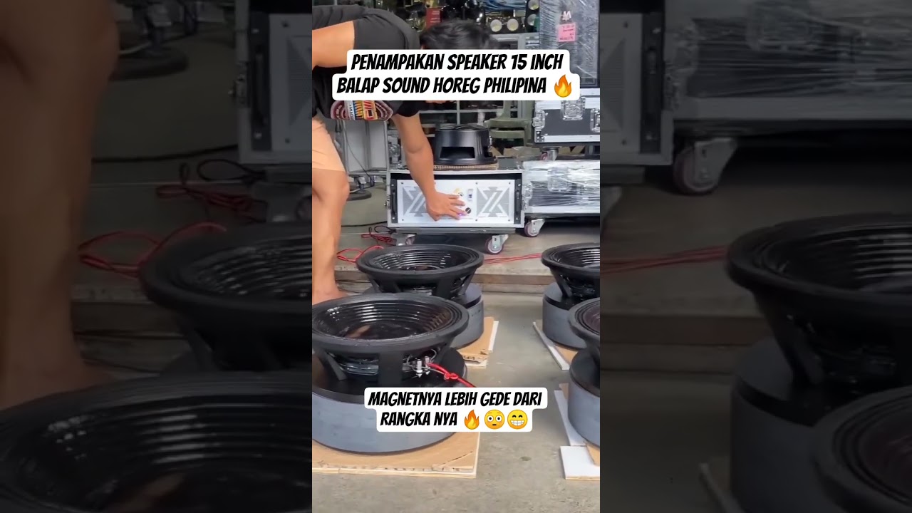 Penampakan speaker balap sound philipine. 