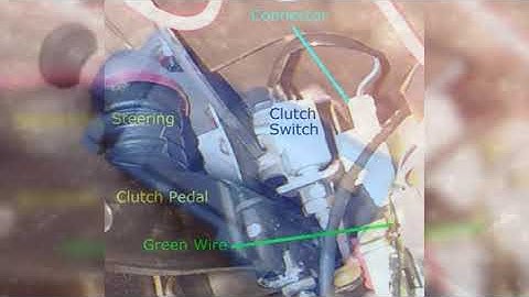 Fault code P0830: Clutch pedal switch One circuit