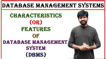 characteristics of dbms, features of dbms, database management systems, unit 1, btech dbms, database