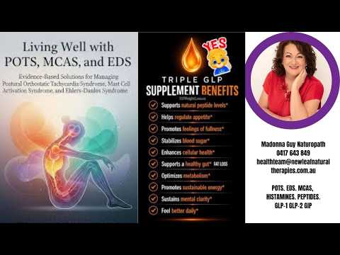 TriGLP supports EVERY MECHANISM of HEALING behind MCAS, EDS, POTS... GLP1 GLP2 & GIP is amazing!