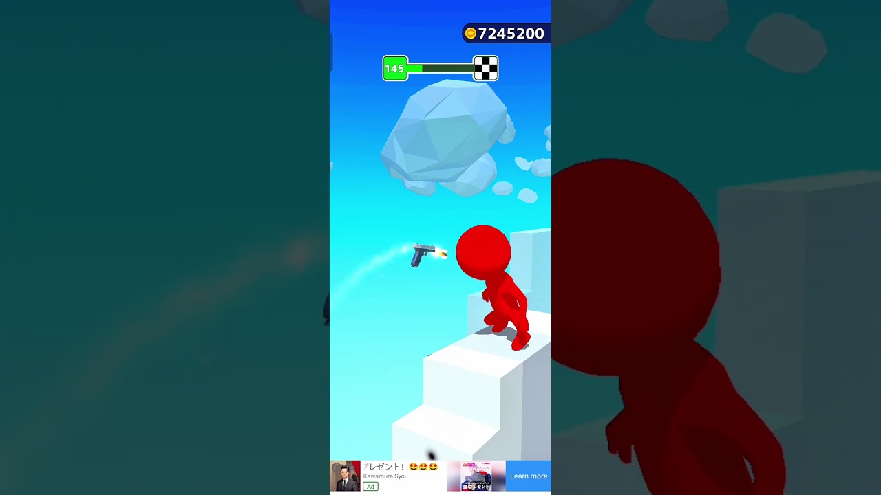 Sprint gun shooting game ( level 145 )