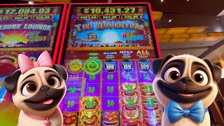 A DIFFERENT KIND OF SLOT! Tiki Adventure Slot Machine | Gambling Pugs