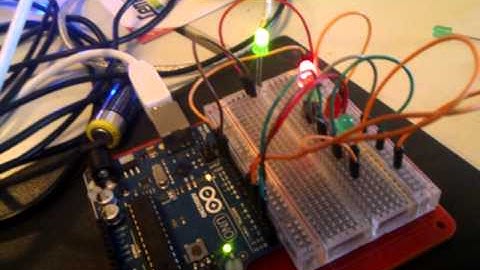 Arduino connected to ableton midi leds