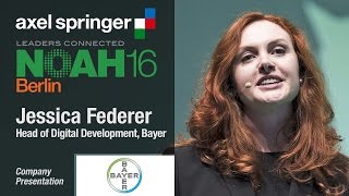 Jessica Federer, Bayer - Axel Springer NOAH16 Berlin