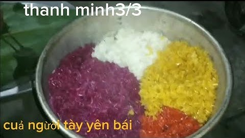 tết thanh minh 3 tháng 3 tảo mộ của người nùng yên bái