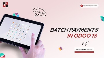 How to Manage Batch Payments in Odoo 18 Accounting | Batch Payments In Odoo 18 Accounting