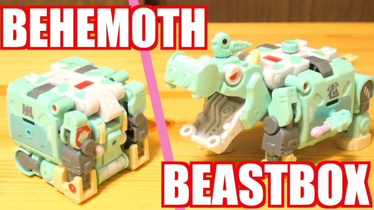The mysterious kanji is cool. Hippopotamus-shaped BEASTBOX 