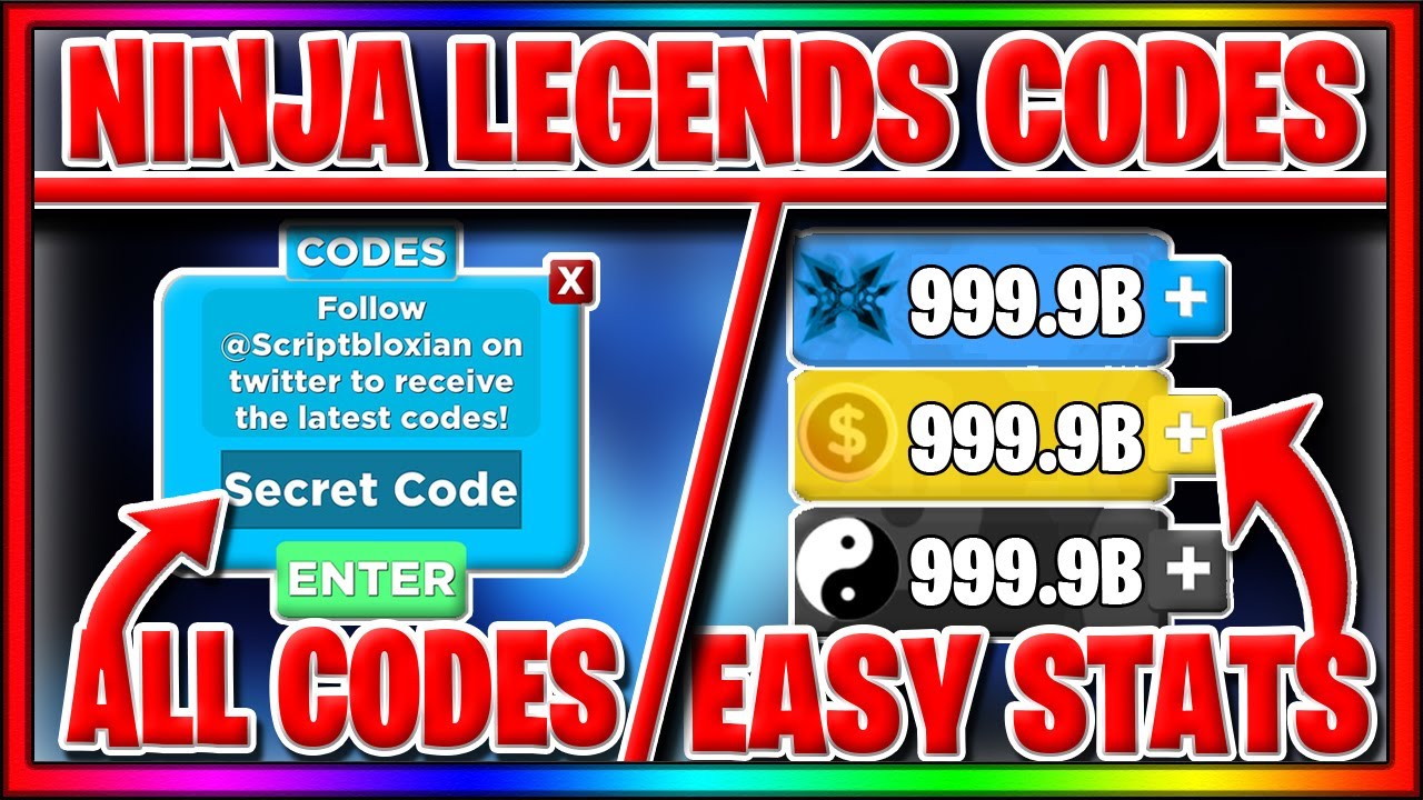 roblox ninja legends codes