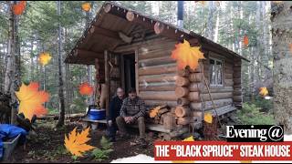 Off Grid Log Cabin Steak House