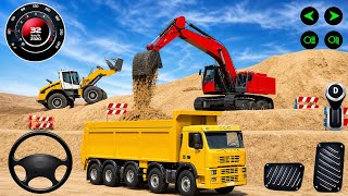 Real road construction game | road construction simulator 3d game play 🚧 screenshot 1