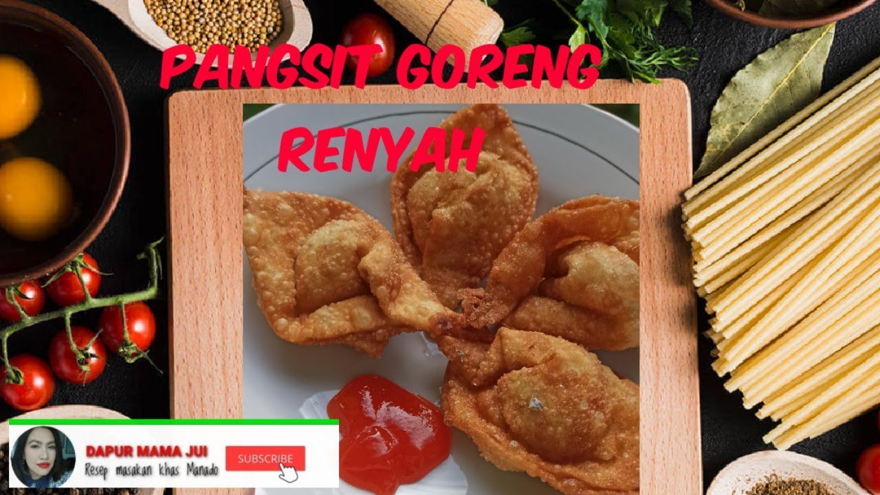 Fried Pork Dumpling | Pangsit Goreng Babi renyah