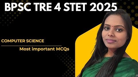 Stet computer science mcqs,most important mcqs #stet #computerscience #bpsctre4 