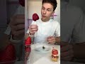 Testing this viral lifehack with strawberry pro  #lifehack #cooking #kitchen #food #funny #pets