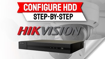 HDD configureren in een Hikvision NVR