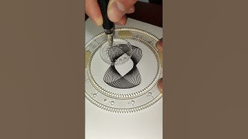 How many rotations did the pen make in total? 🤔 Amazing #Spirograph #satisfying #shorts