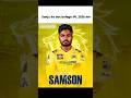most danjraus player 🏏 in ipl 2026 #sanjusamson #csk #ipl2026 #ipl