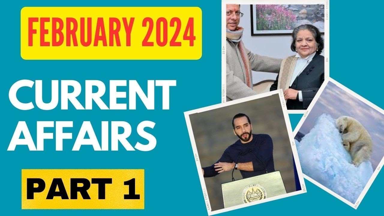 SSC JE 2024 | Tier 1 | HPSC AE 2024 | Current Affairs | February 2024 ...