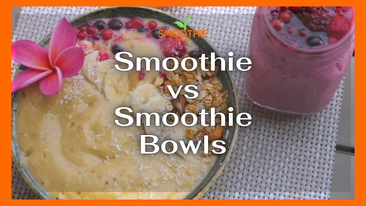 Difference Between A Smoothie And Smoothie Bowls | Smoothie Mania | Healthy Diet | #Shorts