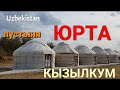 Uzbekistan Tashkent  ЮРТЫ В ПУСТЫНЕ КЫЗЫЛКУМ