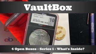 VaultBox  4 Boxes  Will We Find Any Hits?  Unboxing / Open Box Video