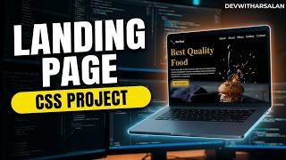 CSS Project | Landing Page CSS | Mastering CSS: The Ultimate Guide for Web Developers #chapter42